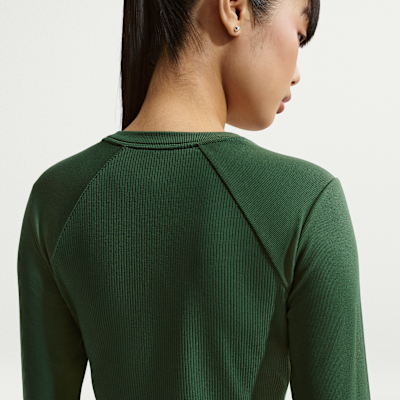 Nike Sportswear Chill Knit langærmet ribtop med tætsiddende pasform til kvinder