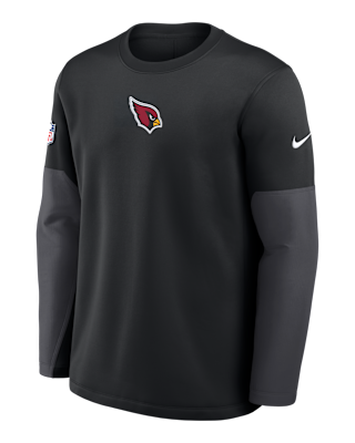 Мужская футболка Arizona Cardinals Scripted To Win Sideline Coach Nike Therma-FIT NFL Long-Sleeve