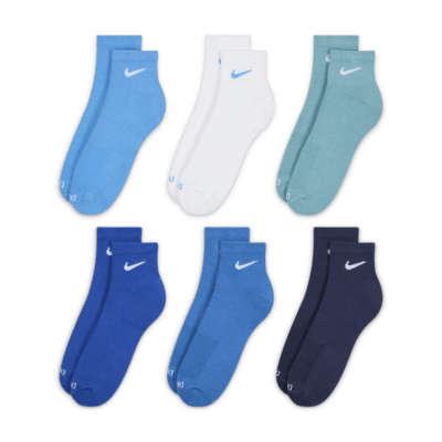 Calcetines al tobillo de entrenamiento Nike Everyday Plus Cushioned (6 pares)