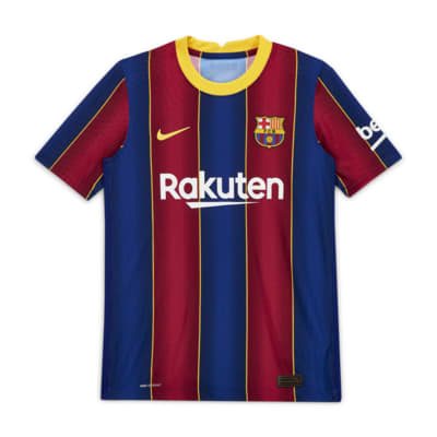 F C Barcelona 21 Vapor Match Home Older Kids Football Shirt Nike Ch