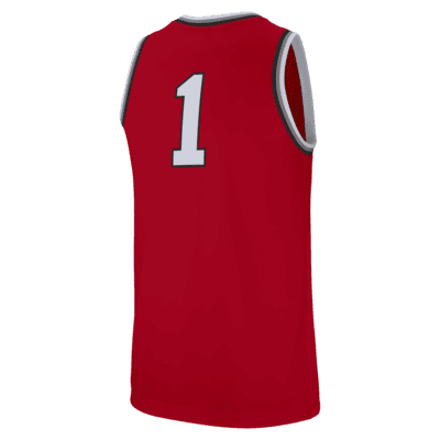 Nike DRI-FIT Classic Mesh Basketball Jersey Spell Out Big Logo