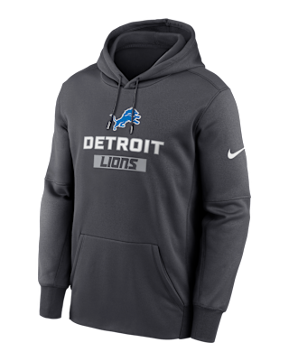 Мужское худи Detroit Lions Toss Sweep Men’s Nike Therma NFL Pullover Hoodie