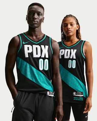 Мужские джерси Scoot Henderson Portland Trail Blazers City Edition Nike NBA Swingman Jersey