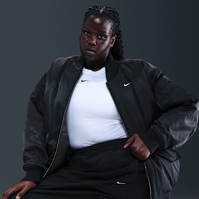 Nike Sportswear Women's Therma-FIT Reversible Bomber Jacket (Plus Size)