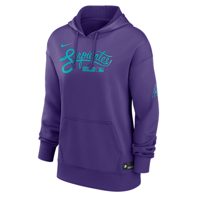 Arizona Diamondbacks Authentic Collection City Connect Women's Nike Therma MLB Pullover Hoodie