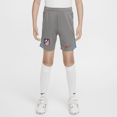 Atlético Madrid Strike Nike Dri-FIT Fußball-Shorts aus Strickmaterial für jüngere Kinder