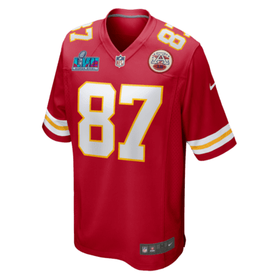 Nike NFL Kansas City Chiefs Super Bowl LVII (Travis Kelce) Men's Game Football Jersey - Red L