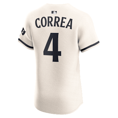 Jersey Nike Dri-FIT ADV de la MLB Elite para hombre Carlos Correa Minnesota Twins