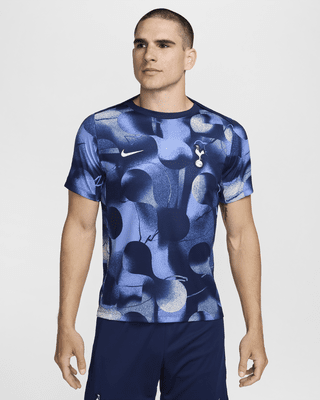 Мужские шорты Tottenham Hotspur Academy Pro Nike Dri-FIT Soccer Short-Sleeve Pre-Match Top