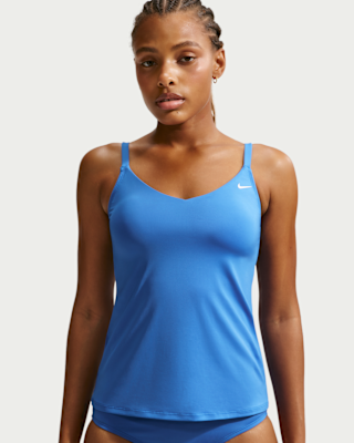 Женские  Nike Swim Effortless Essential V-Neck Tankini