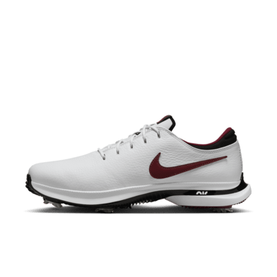 Zerimar Golf Shoes Men | Men's Shoes | Men's Golf Shoes | Men's Sneakers | Men's Golf Shoes | Leather Golf Shoes, sparkling white, 41 EU