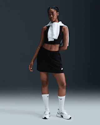 Женская юбка Nike Sportswear Club Fleece Mid-Rise Skirt