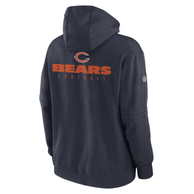 Chicago Bears Sideline Club Men’s Nike NFL Pullover Hoodie. Nike.com
