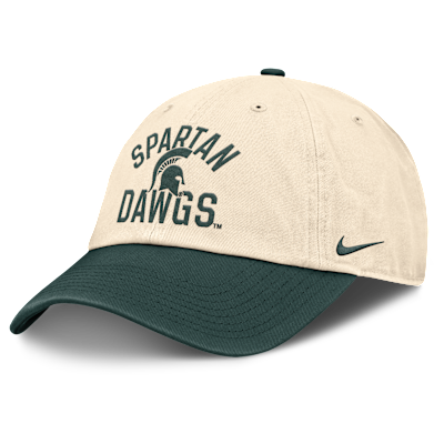 Michigan State Primetime 2-Tone Club Men's Nike College Adjustable Hat