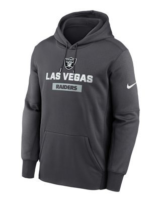 Мужское худи Las Vegas Raiders Toss Sweep Men’s Nike Therma NFL Pullover Hoodie