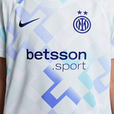 Segunda equipación Stadium Inter de Milán 2025/26 Equipación de tres piezas Replica Nike Football - Niño/a pequeño/a