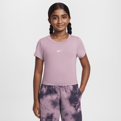 Nike Sportswear Older Kids' (Girls') Cropped T-Shirt