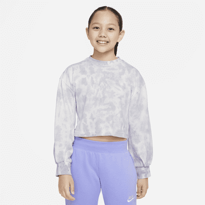 Nike Sportswear Big Kids' (Girls') Jersey Crew