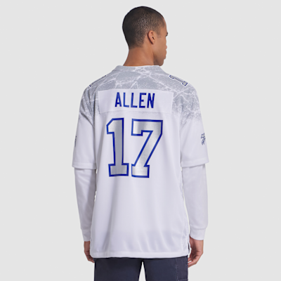 Jersey Nike de la NFL Game para hombre Josh Allen Buffalo Bills Rivalries Collection