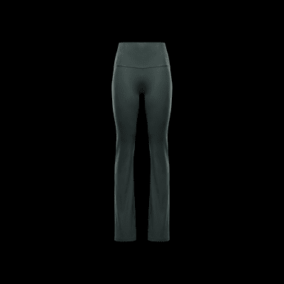 Nike Zenvy Rib Women's Gentle-Support High-Waisted Full-Length Flared Leggings