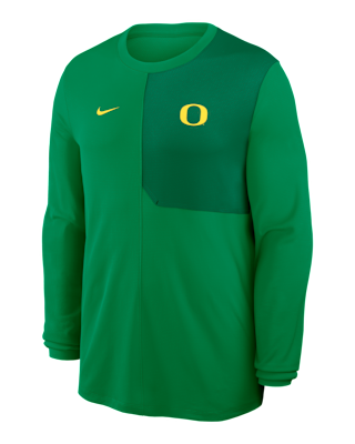 Мужские  Oregon Sideline Coach Nike Dri-FIT College Long-Sleeve Top