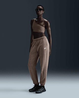 Женские  Nike Sportswear Club Fleece Mid-Rise Oversized Sweatpants