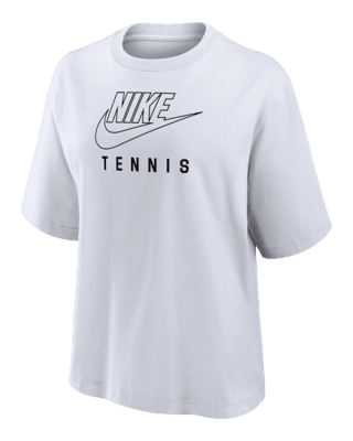 Женская футболка Nike Swoosh Tennis Boxy для тенниса