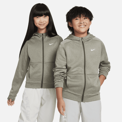 Nike Therma-FIT Older Kids' Full-Zip Hoodie. Nike LU
