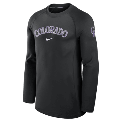 Colorado Rockies Authentic Collection Game Time Men's Nike Dri-FIT MLB Long-Sleeve T-Shirt