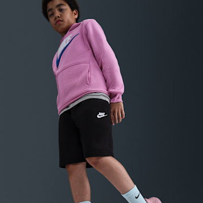 Nike Sportswear Club Fleece Big Kids' French Terry Shorts (Extended Size)