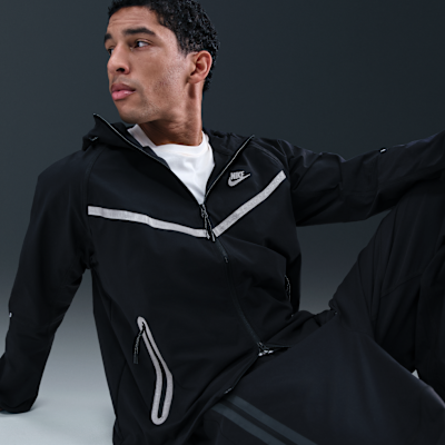 เสื้อแจ็คเก็ตแบบทอซิปยาวผู้ชาย Nike Tech Windrunner