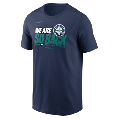 Seattle Mariners 2025 American League West Champions Men's Nike MLB T-Shirt