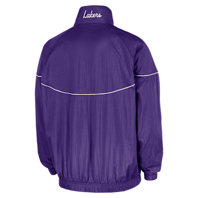 เสื้อแจ็คเก็ตอโนแรคผู้ชาย Nike NBA Los Angeles Lakers Courtside Windrunner