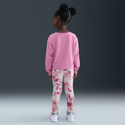 Nike Toddler Printed Club Long Sleeve T-Shirt and Leggings Set