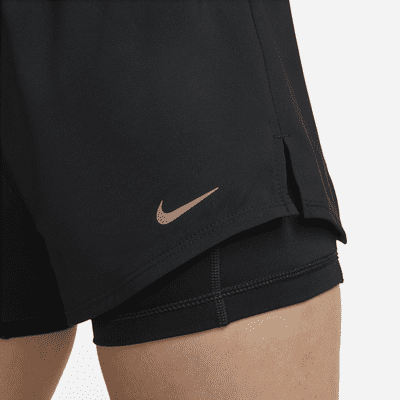 Nike Dri-FIT One Women's Mid-Rise 8cm (approx.) 2-in-1 Shorts