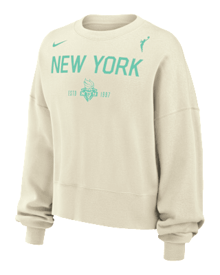 Женский свитшот New York Liberty Phoenix Fleece Nike WNBA Crew-Neck