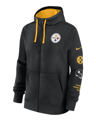 Мужское худи Pittsburgh Steelers Club Nike NFL Full-Zip Hoodie