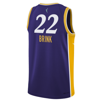 Cameron Brink Los Angeles Sparks 2024 Explorer Edition Big Kids' Nike Dri-FIT WNBA Swingman Jersey