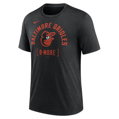 Playera Nike de la MLB para hombre Baltimore Orioles Swing Big