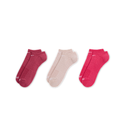 Calcetines invisibles de entrenamiento (3 pares) Nike Everyday Plus Cushion