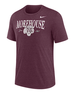 Мужская футболка Nike College (Morehouse College) Tri-Blend Short-Sleeve