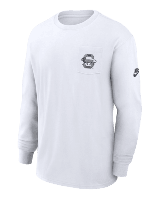 Мужская футболка Penn State Nittany Lions Legacy Max90 Pocket Nike College Long-Sleeve