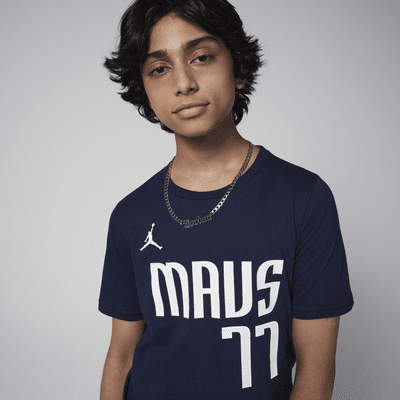 Dallas Mavericks Statement Edition Older Kids' Jordan NBA T-Shirt