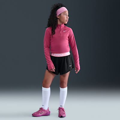 Nike Pro 2-in-1 Dri-FIT shorts voor meisjes