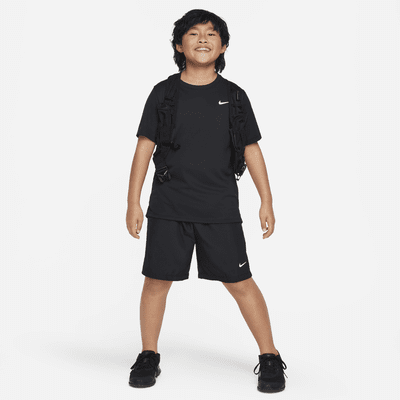 Nike Dri-FIT Miler Kurzarm-Trainingsoberteil für ältere Kinder (Jungen)