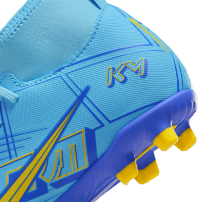 Calzado de fútbol para terrenos múltiples para niños talla pequeña/grande Nike Jr. Mercurial Superfly 9 Club Kylian Mbappé FG/MG