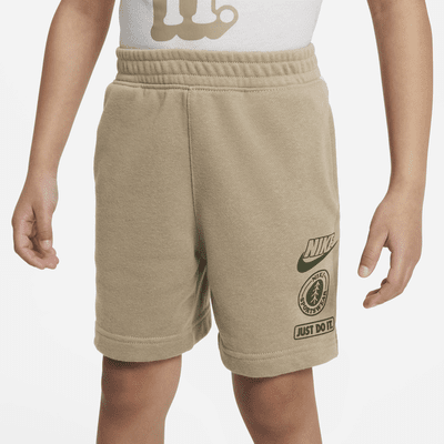 Nike Sportswear "Leave No Trace" French Terry Taping Shorts Little Kids' Shorts