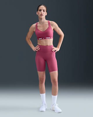 Женские шорты Nike Universa High-Waisted 8" Biker Shorts with No Front Seam