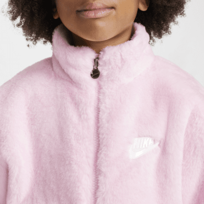 Nike Little Kids' Faux Fur Jacket