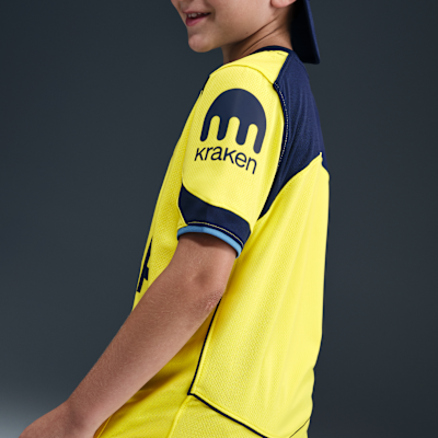 Tottenham Hotspur 2025/26 Stadium Third Nike Dri-FIT Total 90 Replika-Fußballtrikot (ältere Kinder)